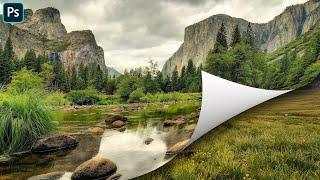 Create a Page Curl Effect in Photoshop | 2-minute Photoshop