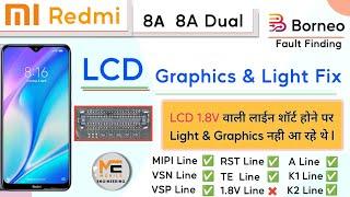 Redmi 8a LCD Graphics Solution | Redmi 8a LCD Light Solution