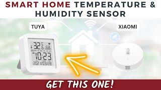 CHEAP Tuya Wifi Smart Home Temperature and Humidity Sensor with Full Display on Device and App