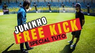 JUNINHO teaches me how to FREEKICK/ special tuto / @seanfreestyle