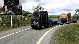 Mercedes Actros | Euro Truck Simulator 2 | Logitech G29 Gameplay