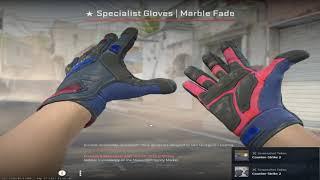 CS2 Marble Fade Specialist Gloves FT Opening (Ear Rape Warning)