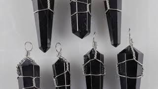 Shungite Crystal Pendants