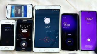 Samsung Tab Mini vs Z Fold5 alarm Clock Samsung Galaxy Y-GT/ S2 /S4mini & S8 edge