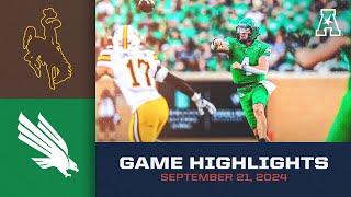 Game Highlights: Wyoming vs North Texas (September 21, 2024)