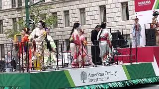 Japanese Folk Dance | Cherry Blossom Music | 1st Japan Parade 2022 | NYC