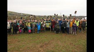 Planting trees for the future - Hope Wood in South Brent