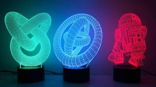 3D illusion novelty LED lamps