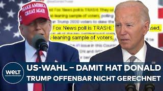 US-Wahl 2024: Schock für Donald Trump! Joe Biden führt erstmals seit Oktober in Umfrage von Fox News