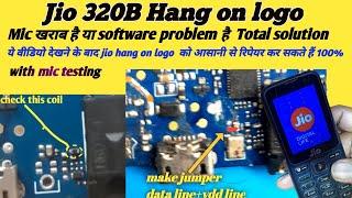 Jio F320B Hang on logo solution जियो  f 320b hang on logo problem कैसे रिपेयर करें