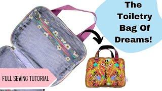 The Toiletry Bag Pattern You've Been Looking For! - Bag Sewing Pattern