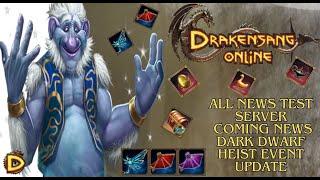 Drakensang Online, All News Test Server, Coming News, Dark Dwarf Heist Event Update, Drakensang, Dso