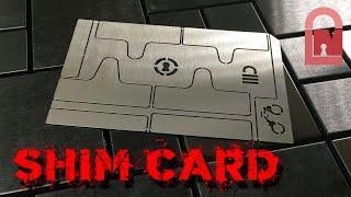 Shimmy Card from Sparrows Lock Picks