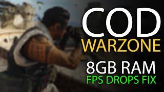 Call of Duty: MW/WARZONE FIX FPS DROPS ON 8GB RAM - NO STUTTERING PLAY WITHOUT LAG! (URDU/HINDI)