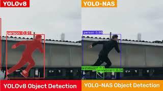 YOLOv8 vs YOLO-NAS Object Detection Comparison