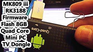 Android HDMI TV Dongle Firmware Flash install Custom ROMs OS on MK809 RK3188 WIFI Free