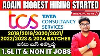 TCS MEGA HIRING 2024 | TCS Recruitment 2024 | 2018-2024 batches | Job For Freshers | TCS Latest Job
