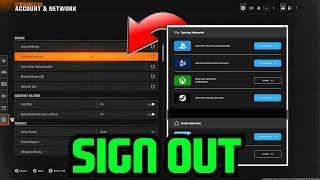 How to SIGN OUT and UNLINK your ACTIVISION ACCOUNT in COD BLACK OPS 6