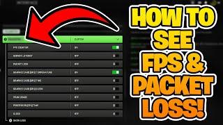 HOW TO SEE FPS COUNTER & PING IN MW2 on PC!