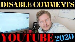 How to Disable Comments on YouTube Video in 2020