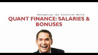 Salaries and Bonuses in Quant Finance broken down by role, seniority and region