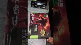 Asus GFORCE GTX 1050Ti cerberus 4gb ddr5 graphics card unboxing