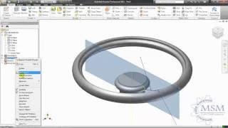 Hand Wheel Modeling Using Autodesk Inventor