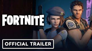 Fortnite x Resident Evil: Chris Redfield And Jill Valentine - Official Collaboration Trailer