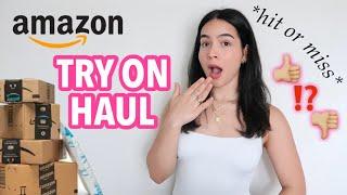 AMAZON CLOTHING HAUL *hit or miss* | Jessica Melgoza