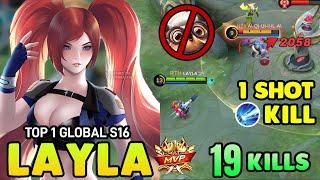 INSANE DAMAGE !! LAYLA BEST BUILD 2021 ~ TOP GLOBAL LAYLA BUILD ~ LAYLA MOBILE LEGENDS