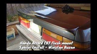 Honda Accord CB7 Flush mount Spoiler Install - Winston Buzon