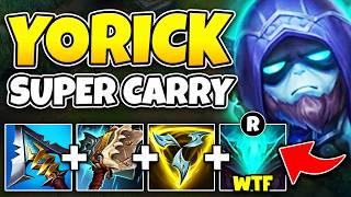 The absolute BEST Yorick build to solo carry games... (UNSTOPPABLE SPLIT PUSH)