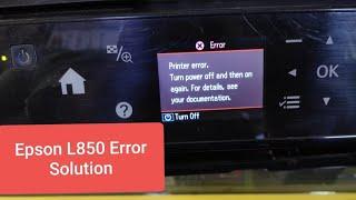 Epson l850 Error Solution . How to open..