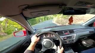 Mitsubishi Lancer Evo 8 || Mountains drive [POV]