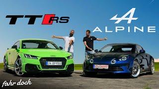 MAINSTREAM vs UNDERDOG!? AUDI TT RS vs Alpine A110S | Duell der Sport-Coupes bis 80.000€