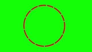 #Red Circle Green Screen HD #Red Rircle Animation #Green Screen Circle Effect #Red Circle Download