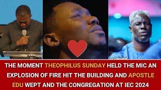 THE MOMENT THEOPHILUS SUNDAY HELD THE MIC AN EXPLOSION OF FIRE HIT THE BUILDING & MEN BEGAN TO CRY