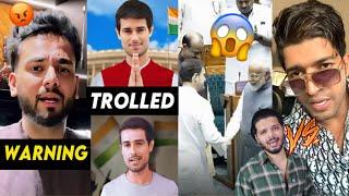 Elvish Yadav ANGRY WARNING to Him, Dhruv Rathee Trolled! - His Reply, PM Modi & Rahul Gandhi...