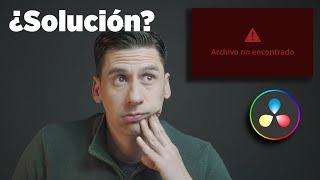 ¿ARCHIVOS no Encontrados en DaVinci Resolve? HAZ Esto para solucionar este problema!