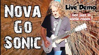 Nova Go Sonic Guitar, at a REAL Gig!! - Can It Gig? Find Out!