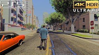 GTA 5 Remastered (PS5) 4K HDR Gameplay Ray Tracing (Free Roam Graphics)