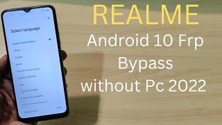 Realme Rmx2185 Frp Bypass After Hard Reset | Realme C11 Unlock Google Frp Bypass 2022