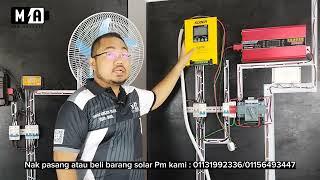 Asas solar untuk kebun, campervan, dalam hutan dan pakai bateri