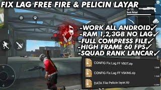 CARA MEMNGATASI FREE FIRE LAG DI RAM YANG KECIL!!!!!! NO LAG 60FPS