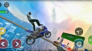 Police Bike Stunt Games : Mega Ramp Stunts Game | Android Gameplay