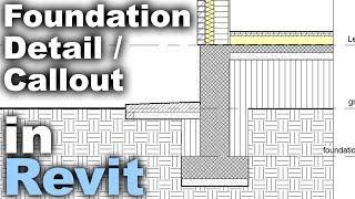 Foundation Detail Callout in Revit Tutorial