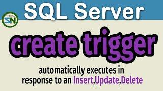 SQL Server:  After TRIGGER.  How to create TRIGGER for AFTER (insert, update and delete).