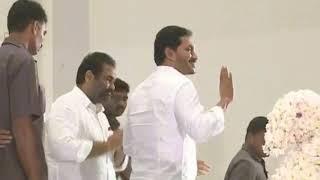 AP CM YS Jagan attends Marriage Reception and blesses newly married couple in Guntur