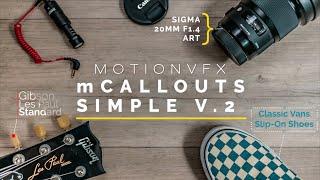 MotionVFX mCallouts Simple 2 Review & Tutorial - The Best FCPX Tracked Titles Got Better?