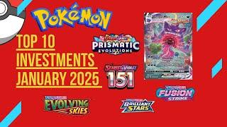 Pokémon Top 10 products to invest in January 2025